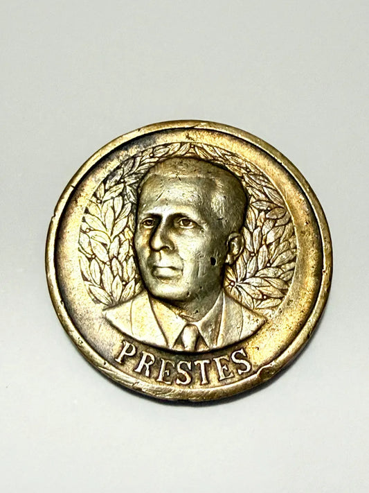 Medalha Antiga Luís Carlos Prestes Iv Congresso Pcb 1954