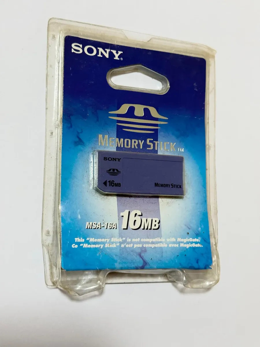 Memory Stick Sony 16mb Msa-16a Antigo Na Embalagem Original