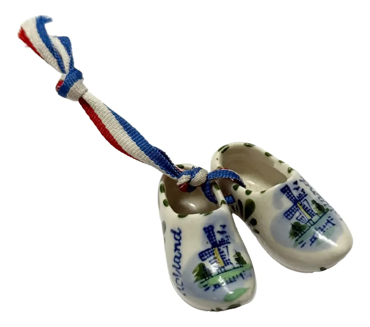 Mini Tamancos De Porcelana Holland - Souvenir Holandês 5,5cm