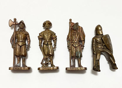 Miniaturas Antigas Soldadinhos De Chumbo Swiss Marrom