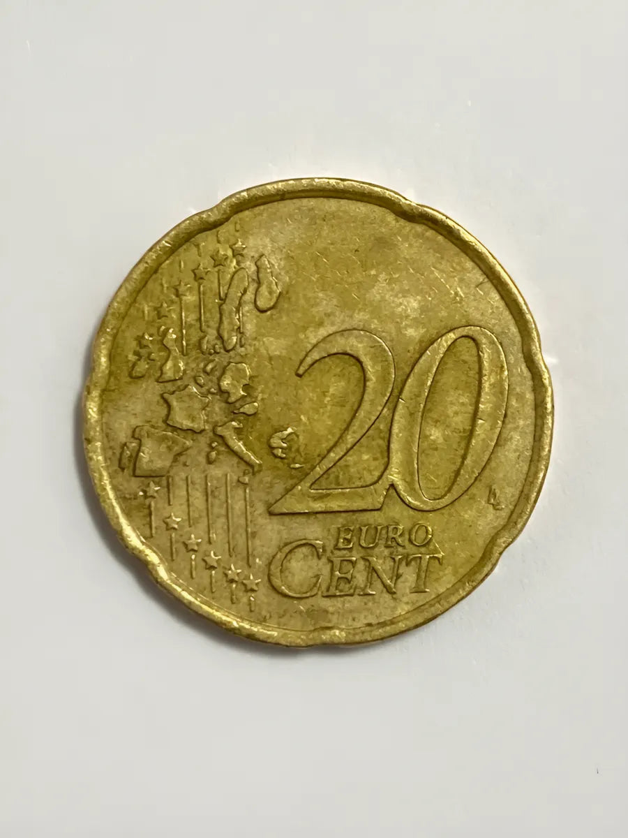 Moeda Antiga 20 Euro Cent 1999 França