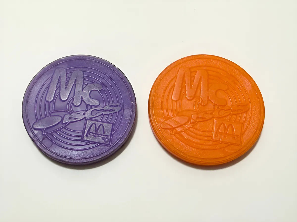 Moedas Antigas Mcdonalds Mcspace Papaburguer Anos 90