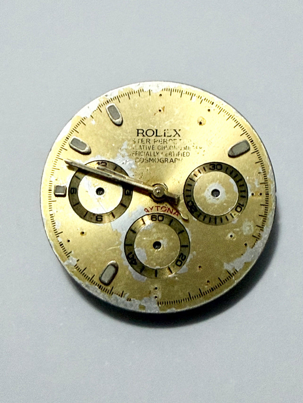 Mostrador Máquina Rolex Daytona para peças restauro