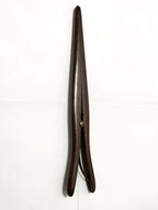 Pegador Antigo Em Madeira Nobre 28cm