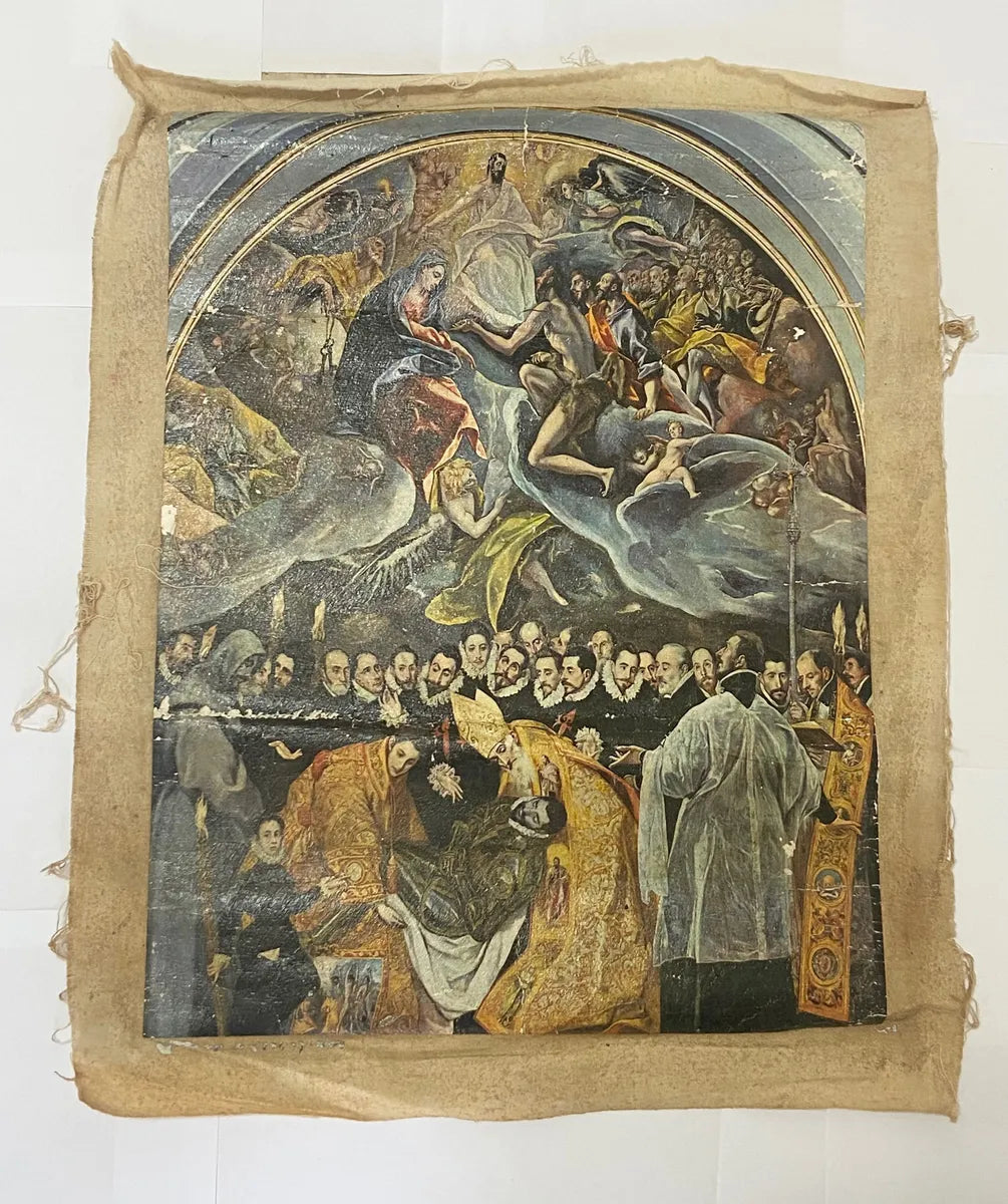 Pintura Antiga El Greco - O Enterro Do Conde De Orgaz - Rep