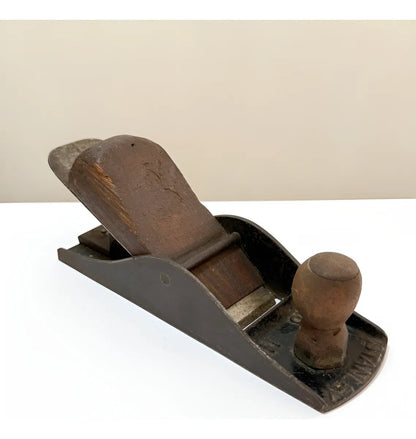 Plaina Manual Antiga Stanley No 110 Ferro E Madeira 16,5cm