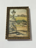 Porta Retrato Antigo Metal Dourado Palácio Schonbrunn Viena
