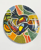 Prato Decorativo Spoleto Pop Art Marcos Aurelio 2012 Tucanos