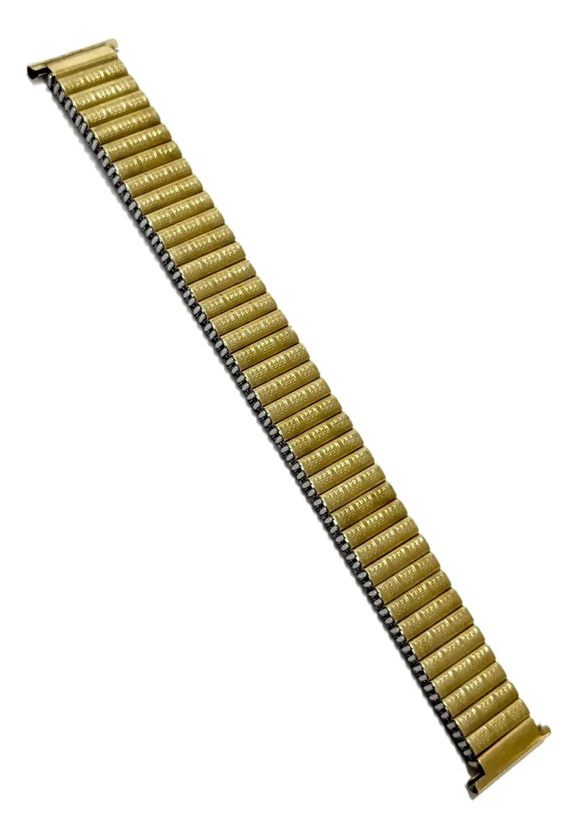 Pulseira Para Relógio Antiga Dourada Expansível Beta-flex