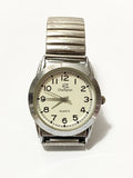 Relógio Antigo Champion Quartz Pulseira Aço Cor Prata Prateado