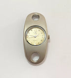 Relógio Antigo Ck Calvin Klein Oval Prata Quartz Japan
