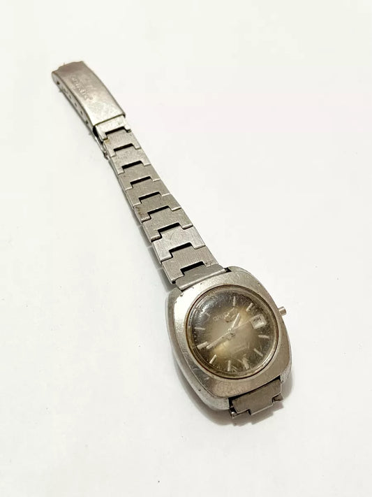 Relógio Antigo Orient 21 Jewels A497 30902 Prateado No Estado