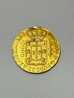 Moeda Antiga Ouro 22k 4000 Réis 1813 D. João Vi 7,43g Rara
