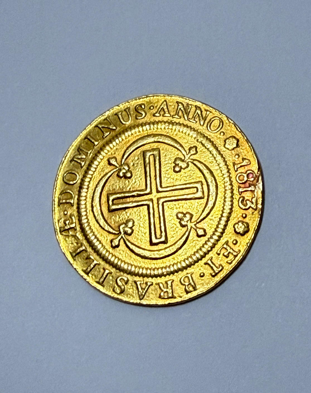 Moeda Antiga Ouro 22k 4000 Réis 1813 D. João Vi 7,43g Rara