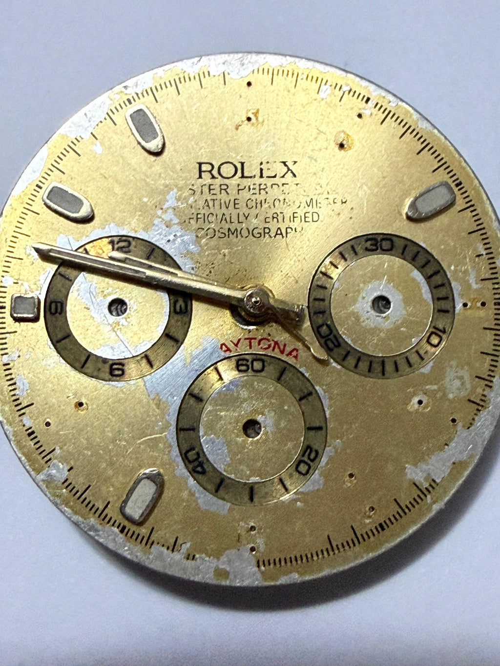 Mostrador Máquina Rolex Daytona para peças restauro