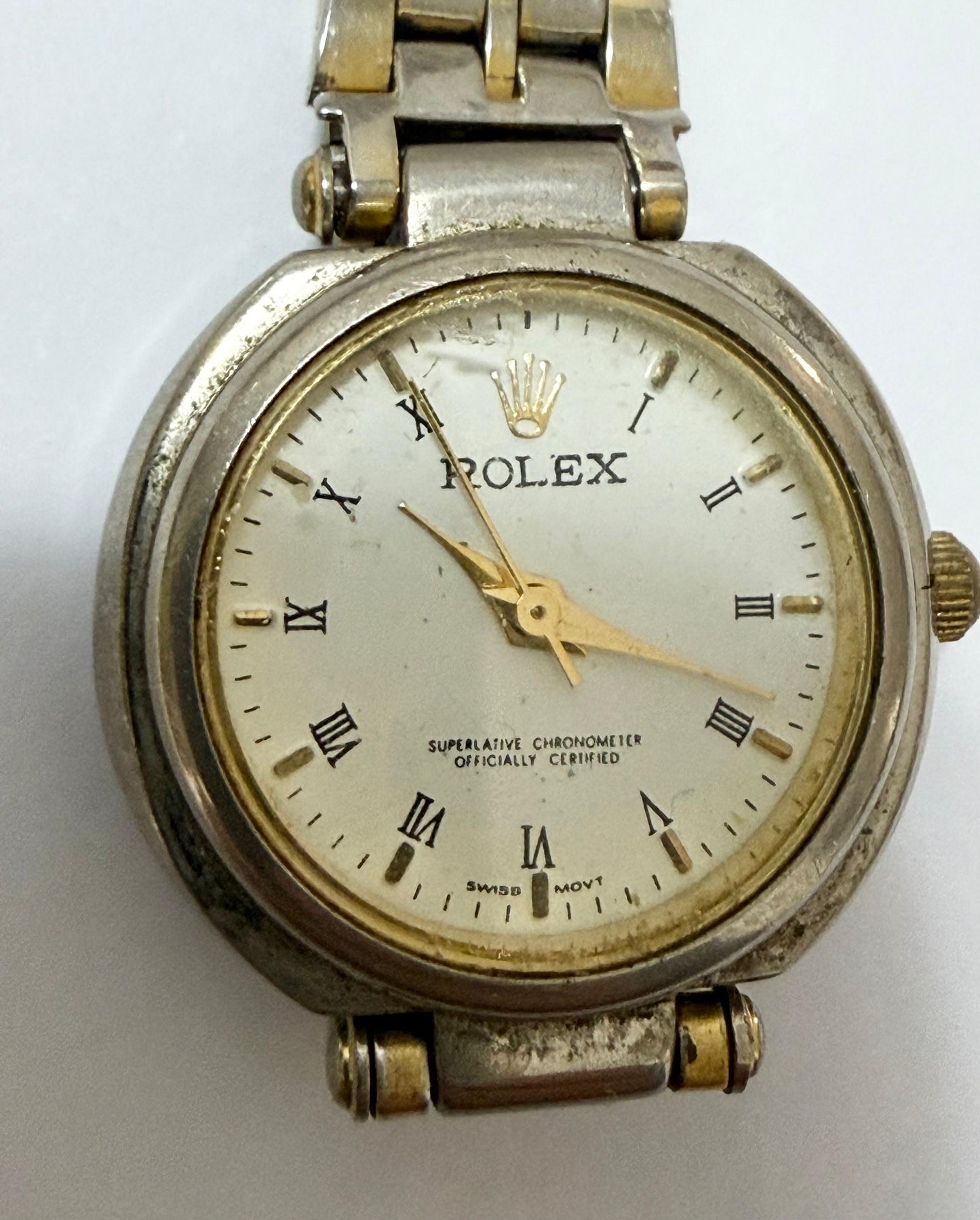 Relógio antigo Rolex Quartz Japan 25mm Anos 80