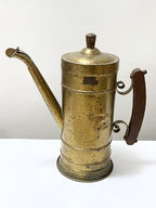 Cafeteira Antiga Bule Dourado