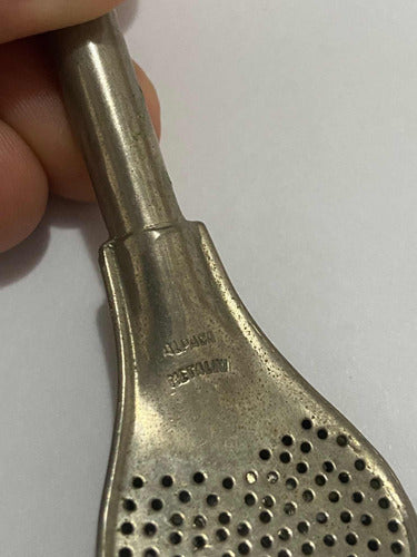 Bomba Para Chimarrão Alpaca Antiga