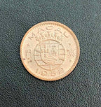 Moeda Antiga 1952 Macau 5 Avos