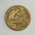 Moeda Antiga Russia Urss 2 Kopeks 1950