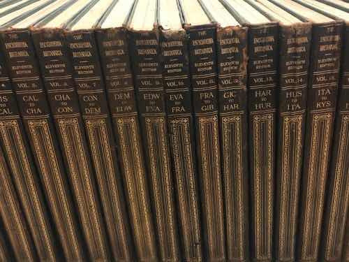 Enciclopédia Antiga Britânica 1910 Arte Ciência Literatura