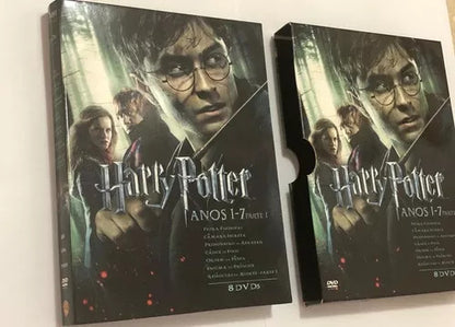 Box Harry Potter Anos 1 A 7 Parte 1 - 8 Dvds