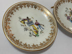 Prato De Porcelana Steatita C/ Pintura Homem E Mulher Antigo