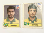Antigas Figurinhas Brasil Romario E Bebeto Copa Do Mundo 94