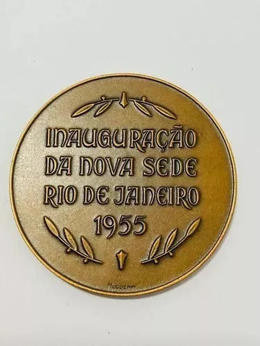 Medalha Antiga 1955 Rio De Janeiro Edif Sul America