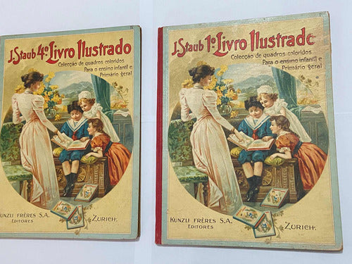 Livro Ilustrado Antigo Ensino Infantil - Lote
