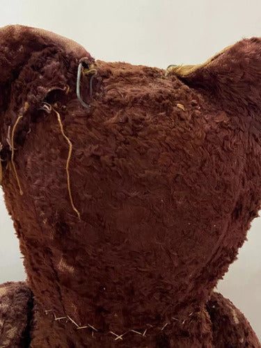 Urso De Pelúcia Antigo Decada De 20