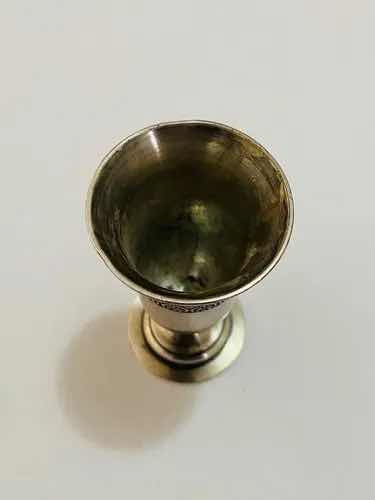 Antigo Castiçal Porta Vela Prata Marca Christofle