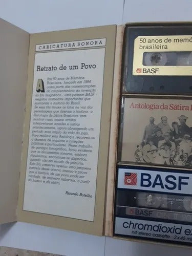 Antiga Fita Cassete K7 - Antologia E Memorias Brasileiras