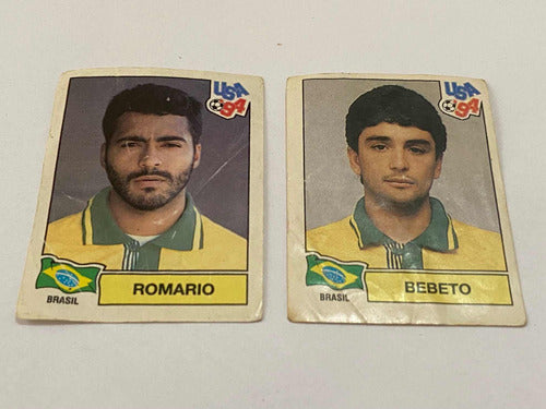 Antigas Figurinhas Brasil Romario E Bebeto Copa Do Mundo 94