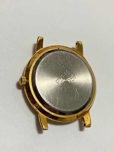 Relógio Antigo Mondaine Quartz Dourado