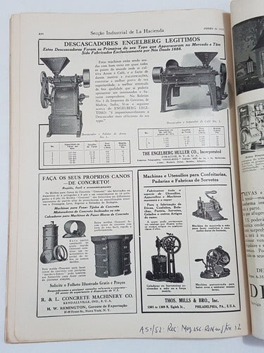Revista Antiga La Hacienda Junho 1931, Nova York