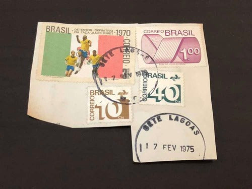 Selos Antigos - Comemorativo Taça Jules Rimet (1970)