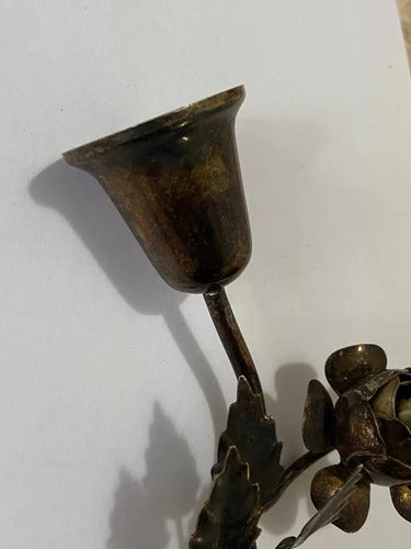 Sino Escultura Flor Rosa Espessurada A Prata Antiga