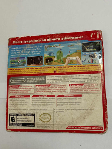 Jogo Super Mario Bros Original Nintendo Wii