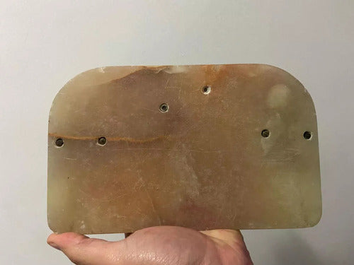 Tinteiro Antigo Em Mármore Escultura De Elefante Em Bronze