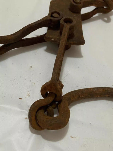 Balança Antiga Séc Xix De Ferro Varão 50kg