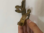Antigas Peças Fixadoras Cantoneira Decorativas Em Bronze -l1
