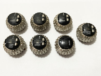 Lote Esferas Maquina De Escrever Ibm Antiga