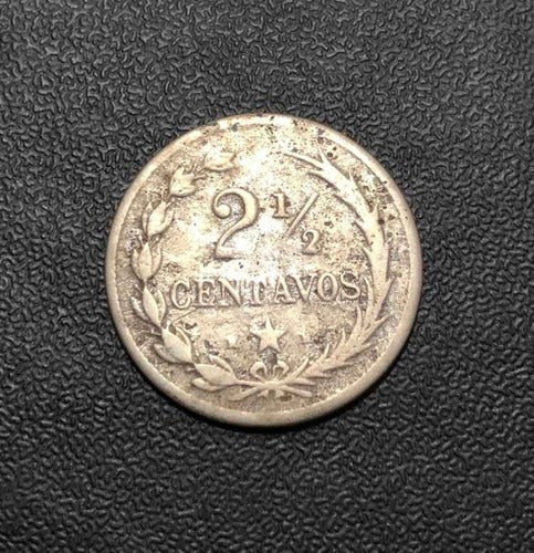 Antiga Moeda 1888 Republica Dominicana 2 1/2 Centavos