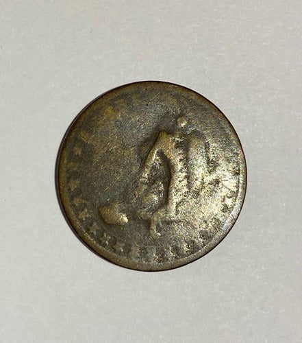 Moeda 1000 Réis Antiga Bronze Império Rara