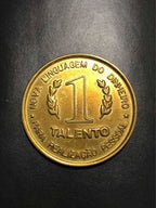 Antiga Moeda De Um Talento