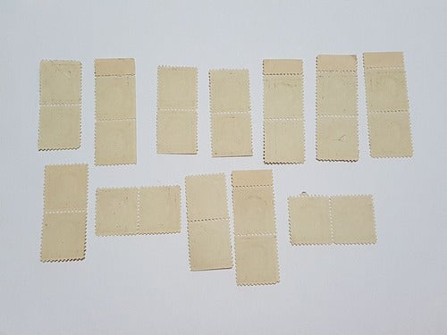 Selos Antigos Eua - 15 Cents New York N.y Benjamin Franklin