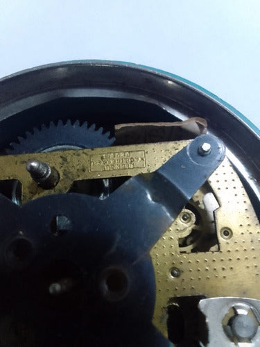 Relogio Despertador Antigo Kienzle Verde E Prata