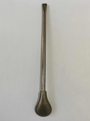 Bomba Para Chimarrão Alpaca Antiga