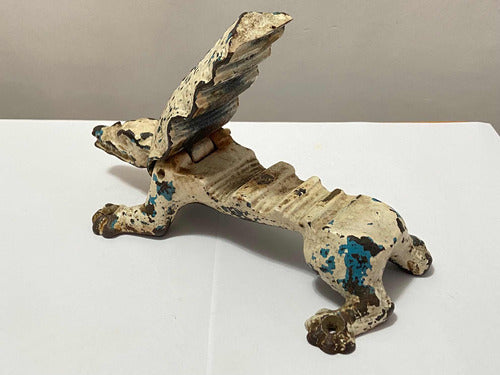 Antigo Jacaré de Farmácia Apertador de Rolhas -Ferro Fundido